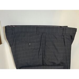 Sean John Gray Plaid Dress Pants Men's 40x30 Classic Fit